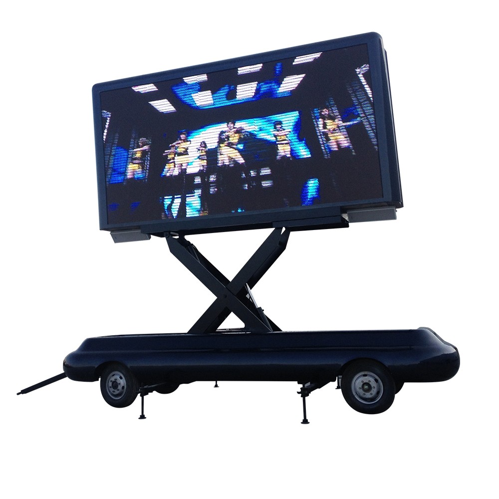 屋外フルカラーLEDスクリーントレーラー
