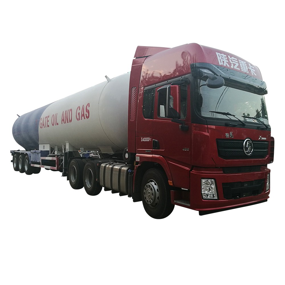 3車軸56m323.5トンLpgガスタンクセミトレーラー